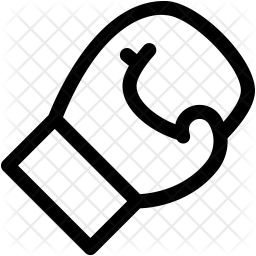 256x256 Boxing Glove Icon Of Line Style