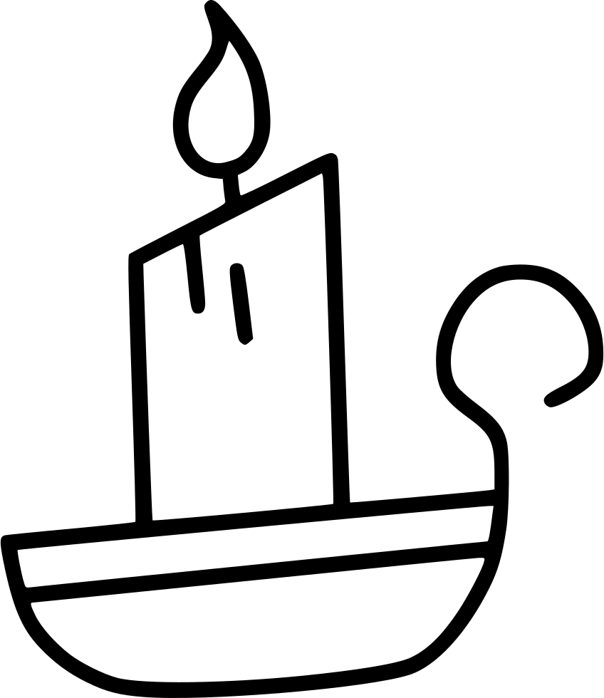 848x980 Candle Light Winter New Year Glow Png Icon Free Download