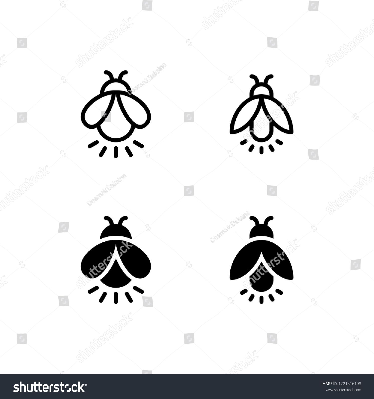 1500x1600 Firefly Icon Design Firefly, Fly, Light, Glow, Bug, Icon, Logo