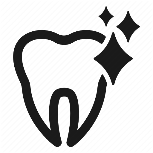 512x512 Glow, Hygiene, Tooth Icon