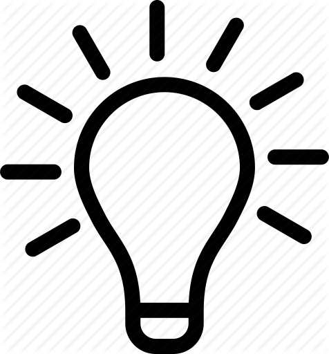 476x512 Bulb, Glow, Idea, Knowledge, Light, Tubelight Icon
