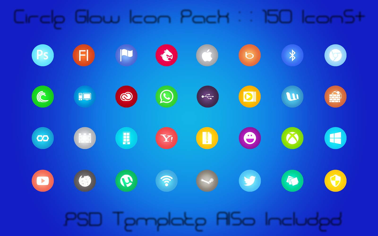 1600x1000 Line Glow Icon Packmore Than Icons
