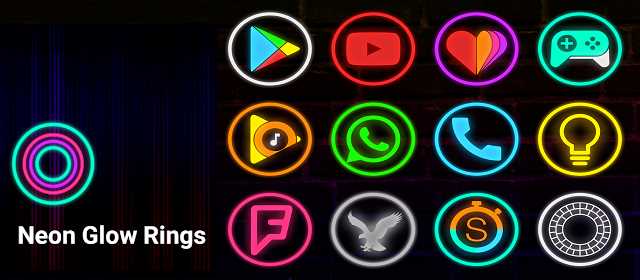 640x280 Apk Full Neon Glow Rings Icon Pack Apk