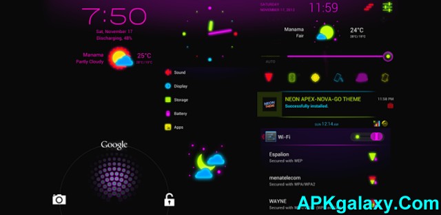 640x312 Neon Glow Icon Pack Apk Apkgalaxy