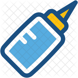256x256 Glue Icon Of Colored Outline Style