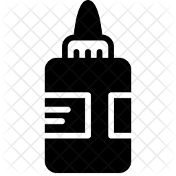 256x256 Glue Icon Of Glyph Style