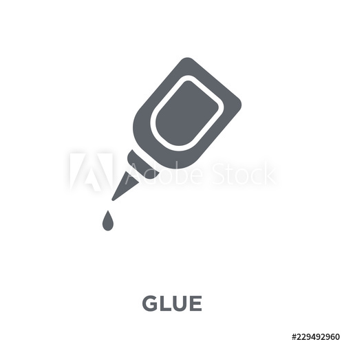 500x500 Glue Icon From Collection