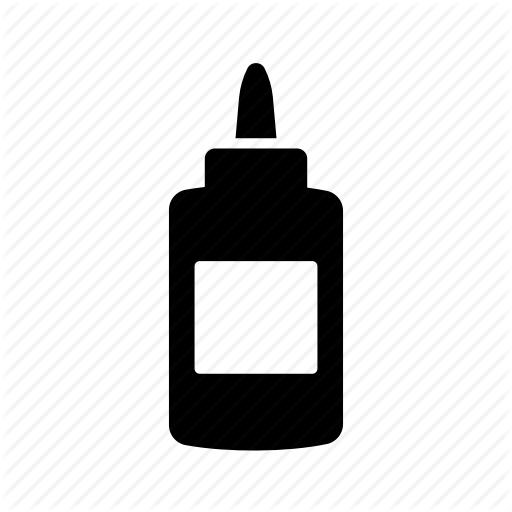 512x512 Glue, Glue Bottle, Paper Glue, Stationary Glue, White Glue Icon