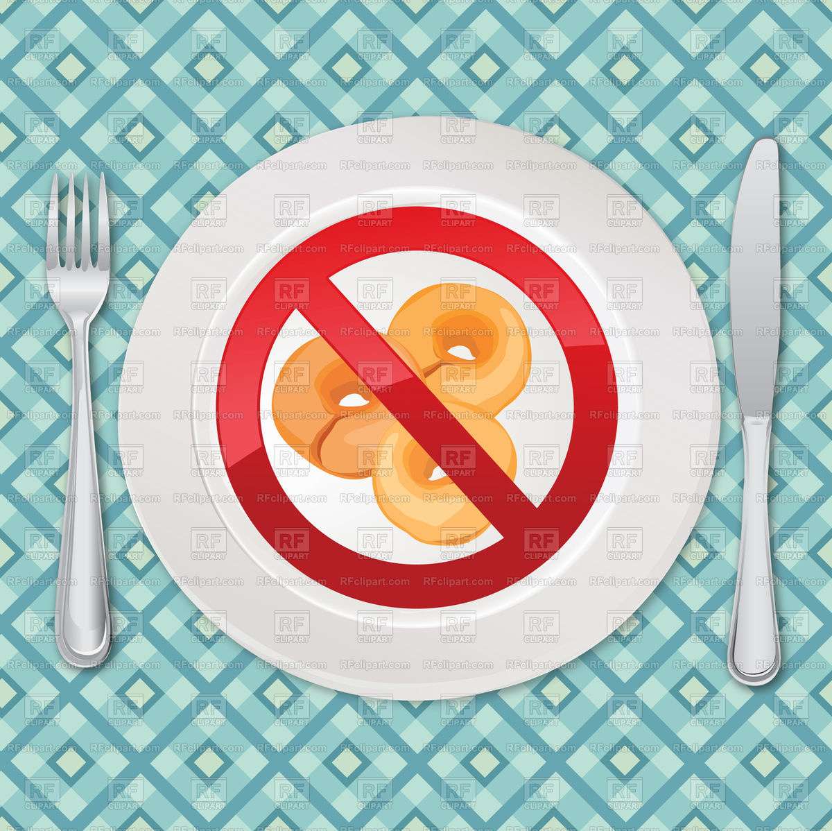 1200x1198 Gluten Free Icon, No Bread And Doughnut Sign Ban Of High Calorie