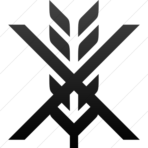 512x512 Iconsetc Simple Black Gradient Iconathon Gluten Free Icon