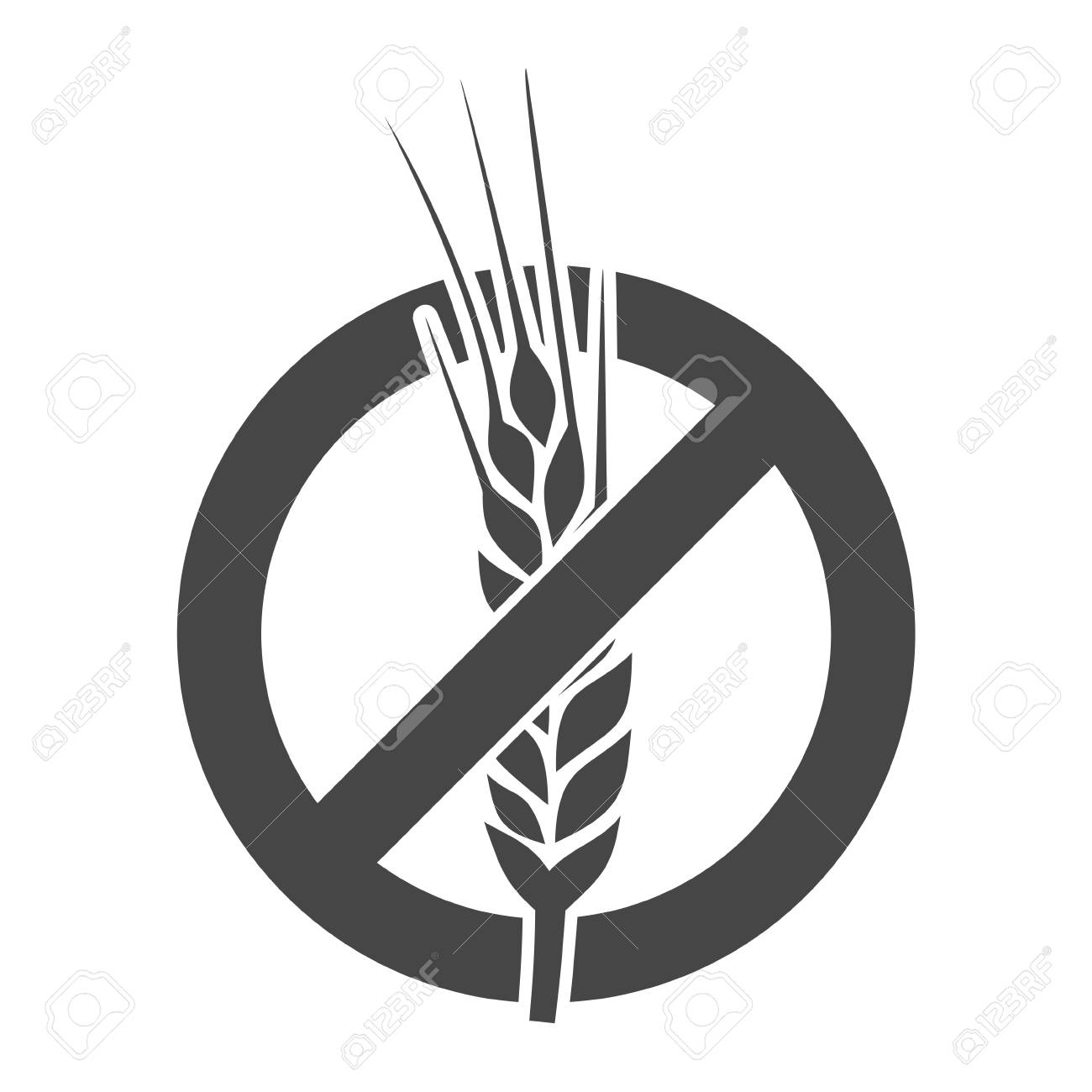 Gluten Free Icon Vector 1300x1300 Gluten Free Icon Vector