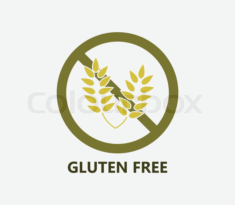 Gluten Free Icon On White Background Stock Vector Colourbox 800x700 Gluten Free Icon On White Background Stock Vector Colourbox