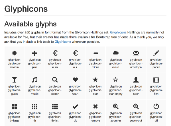 glyphicon icon plus