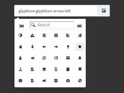 480x361 Easy Icon Picker For Bootstrap Glyphicons