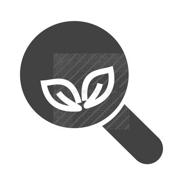 600x600 Organic Search Glyph Icon