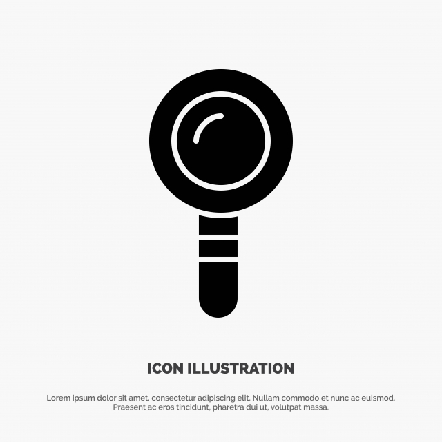 640x640 Search Lab Find Biochemistry Solid Glyph Icon Vector, Analysis