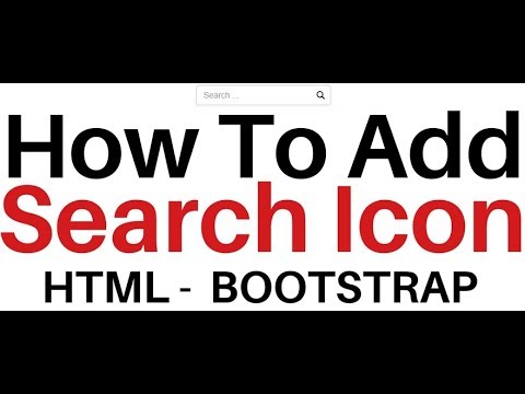480x360 Adding Search Glyphicon In The Textbox Html Bootstrap