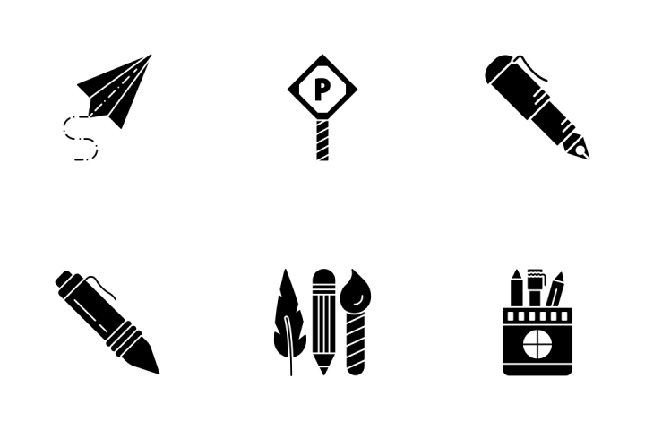 720x480 Download Education School Glyphs Icons Icon Pack