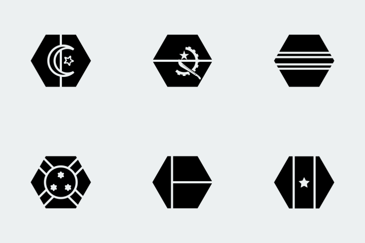 720x480 Download World Flags Glyphs Icon Pack