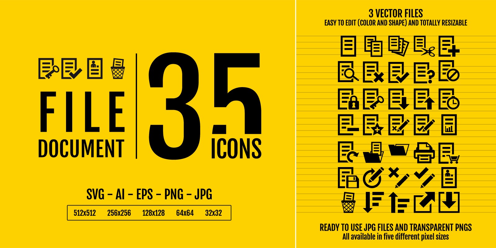 1600x800 Document Icon Pack Codester