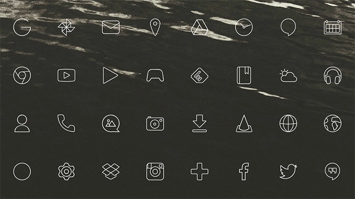 690x388 Glyphsy Icon Pack Android Icon