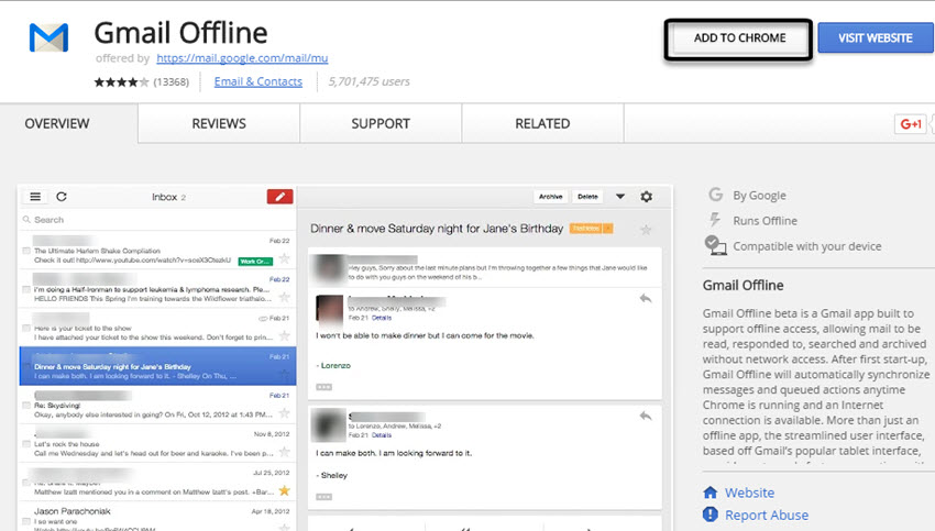 850x483 How To Quickly Start Using Gmail Offline