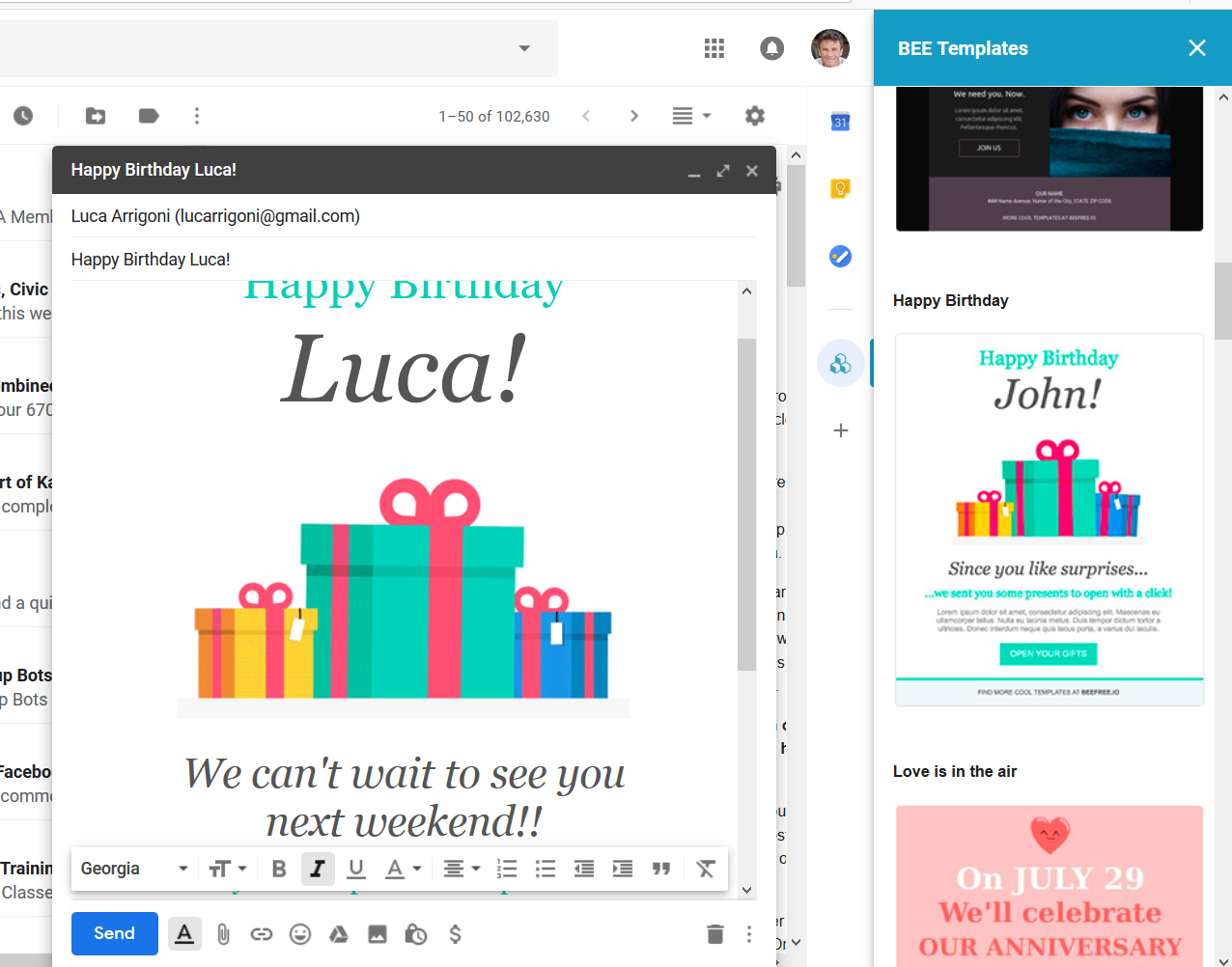 1276x1002 Designing Beautiful Email Messages For Gmail Bee Support