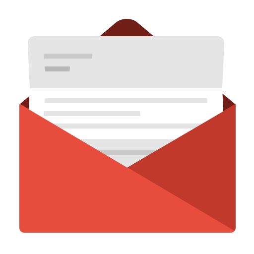 512x512 Fold, Email, Communication, Message, Open, Contact, Gmail