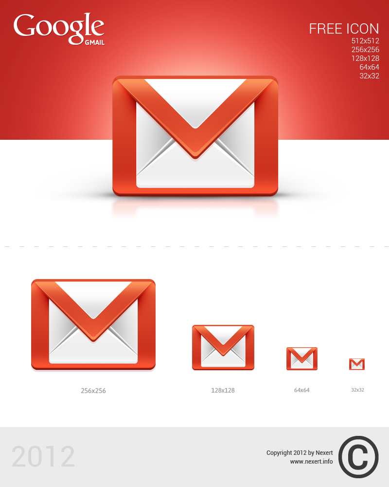 800x1000 Gmail Icon
