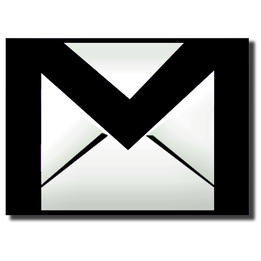 512x512 Black Gmail Icon