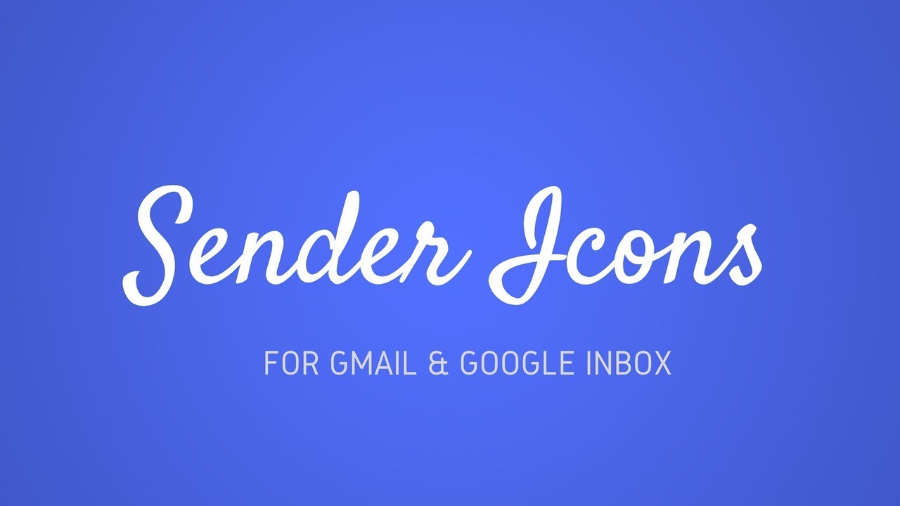 1280x720 Sender Icons For Gmail And Google Inbox