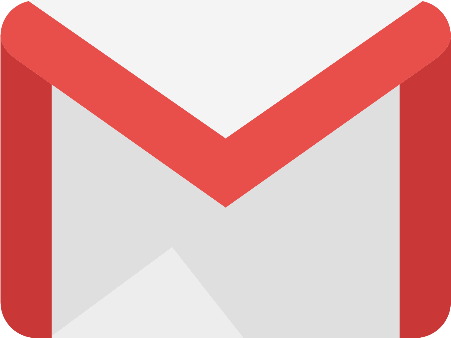 how to put a red gmail icon on windows 10 desktop