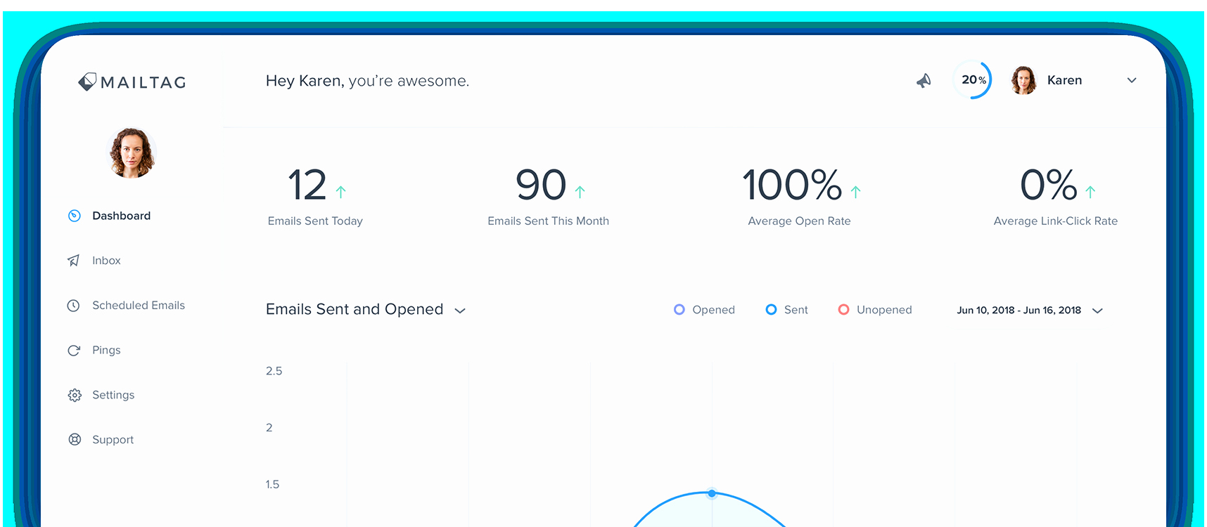 1716x750 Email Icon Transparent Awesome Mailtag For Gmail Free Email