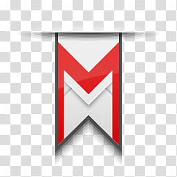 256x256 Ribbon Icons, Thunderbird, Gmail Icon Art Transparent Background