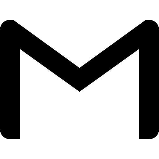 512x512 Vec Gmail Logo Black Entertainment And Sport