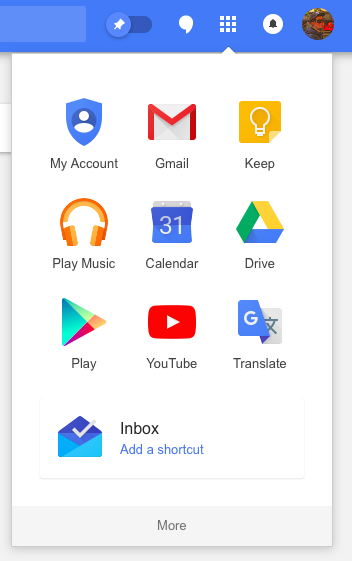 352x561 App Launcher Shortcut For Google Inbox