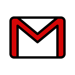 256x256 Gmail Icon Of Colored Outline Style