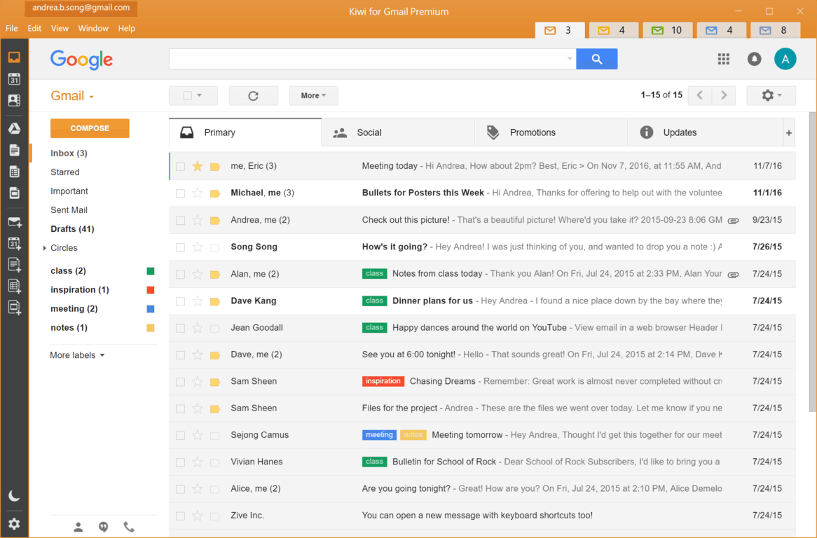 1166x768 Kiwi For Gmail Is A Windows App That Transforms Your Gmail And G