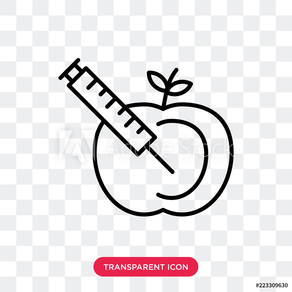 1000x1000 Photo Art Print Gmo Vector Icon Isolated On Transparent