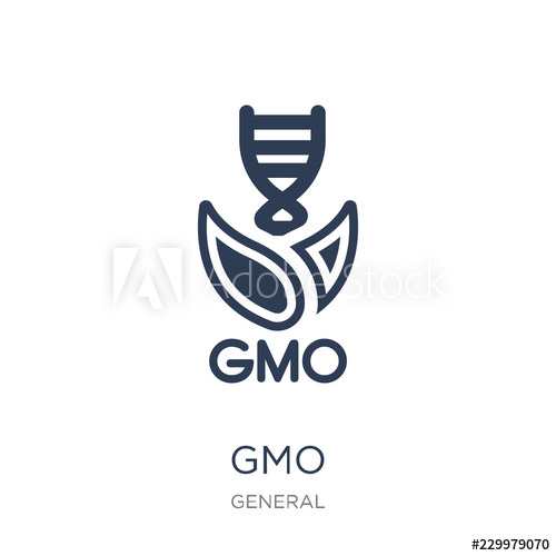 500x500 Gmo Icon Trendy Flat Vector Gmo Icon On White Background