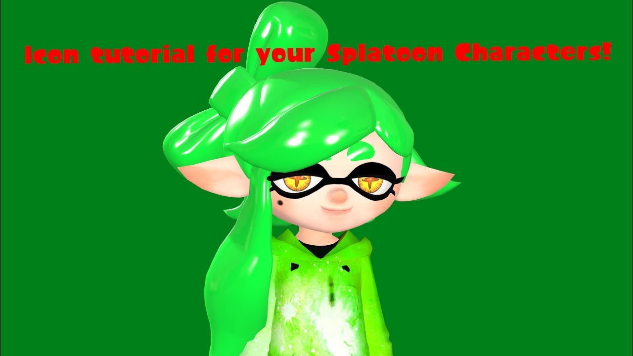 1280x720 Icon Tutorial For Your Splatoon Character!