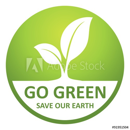 500x500 Go Green Save Our Earth Icon Environmental Conservation