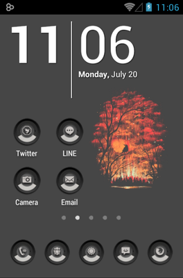 264x400 Minimal Gray Android Icon Pack