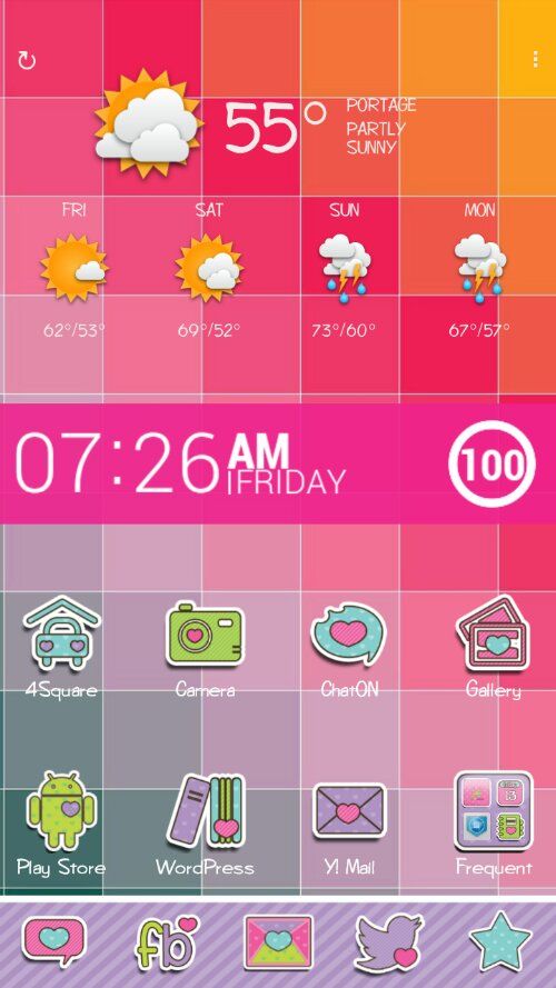 500x889 Android Launcher Ipastel Christmas Go Launcher Theme And Android