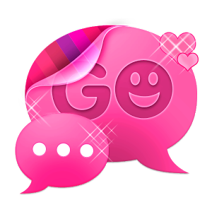 300x300 Pink Cute Sweet Theme Go Sms Apk