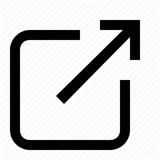 512x512 Go To, Link, Open, Share, Sharing Icon