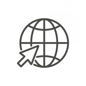 300x300 Go To Web Icon Line Website Symbol Vector Hoodamathrun