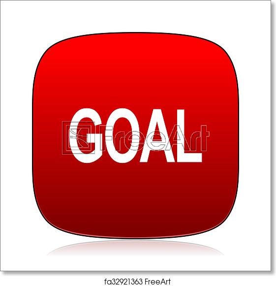 561x581 Free Art Print Of Goal Icon Freeart
