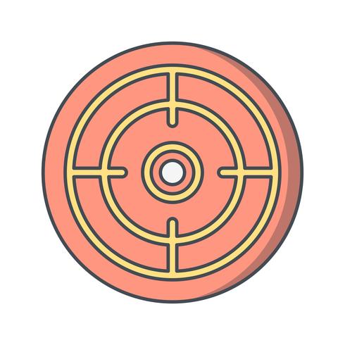 490x490 Goal Icon Vector Illustration