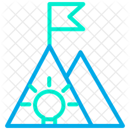 256x256 Goal Icon Of Line Style